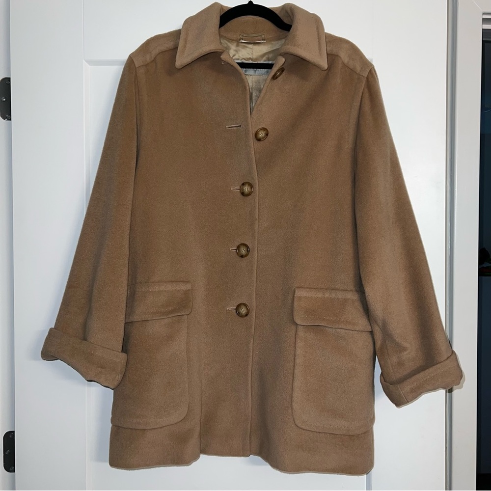 MaxMara Tan Wool Coat